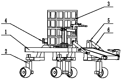 A logistics delivery robot