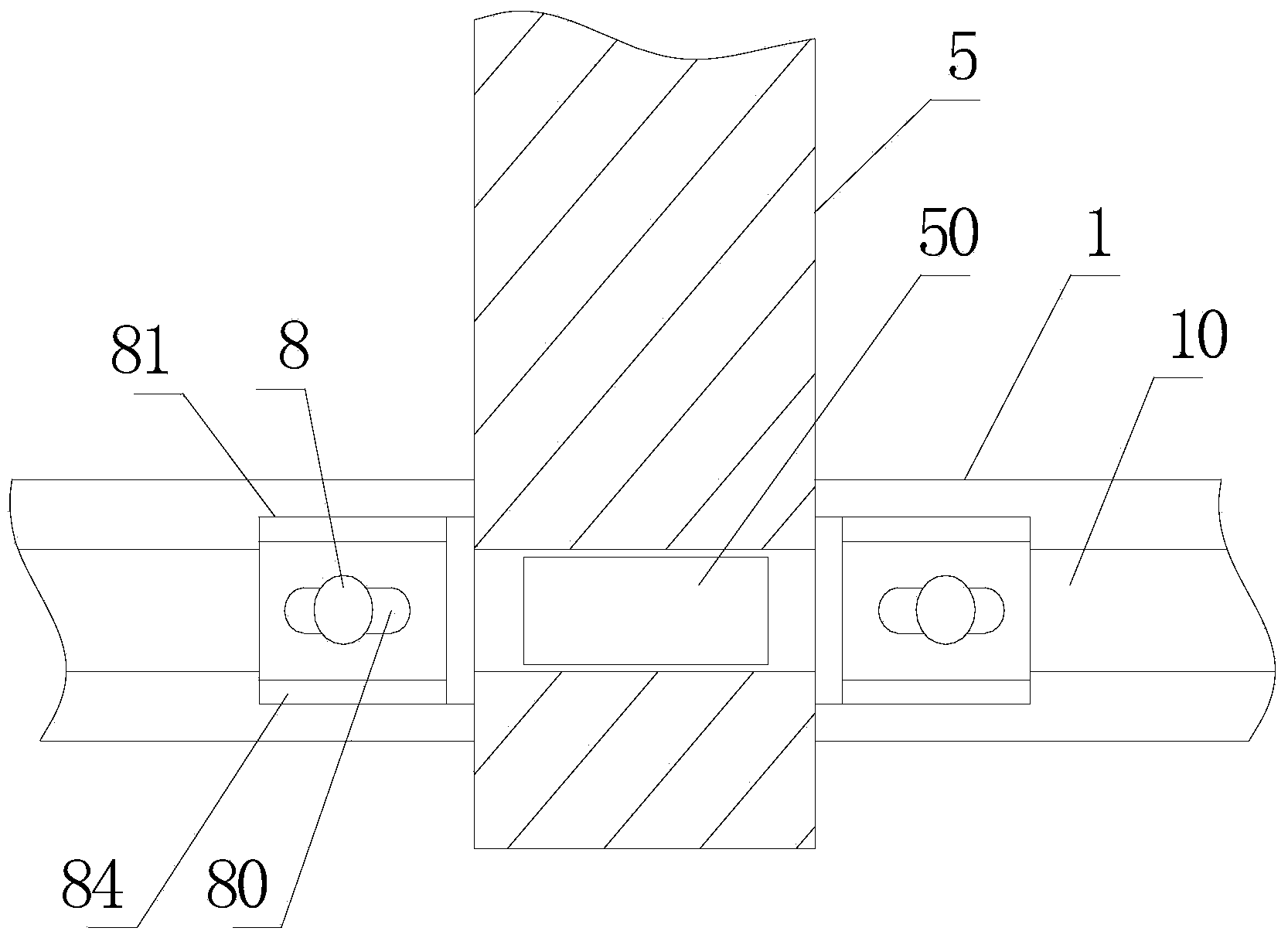 Glue filling device with high-speed rotation working platform