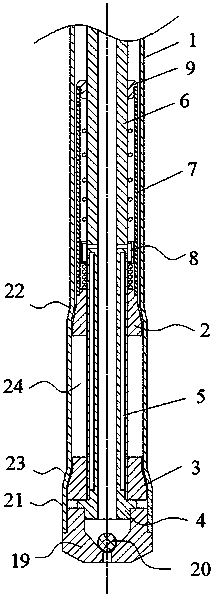 Downhole casing twin-stage cone expansion device and operating method thereof