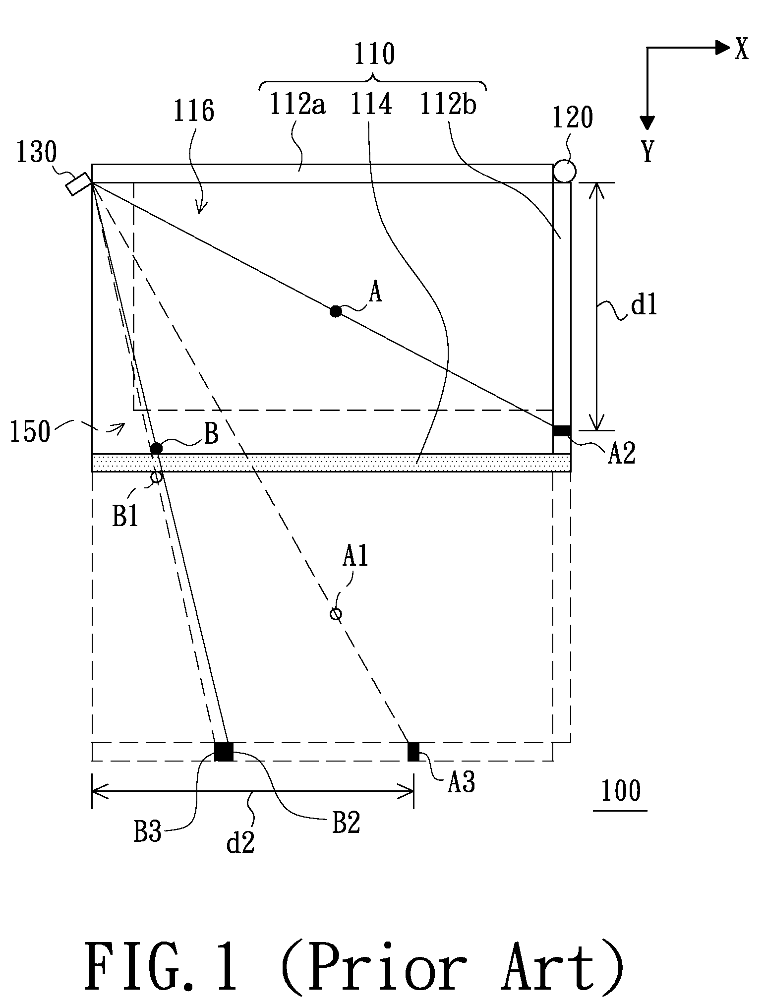 Optical Touch Device and Locating Method thereof, and Linear Light Source Module
