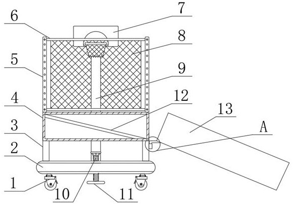 Basketball skill auxiliary training instrument