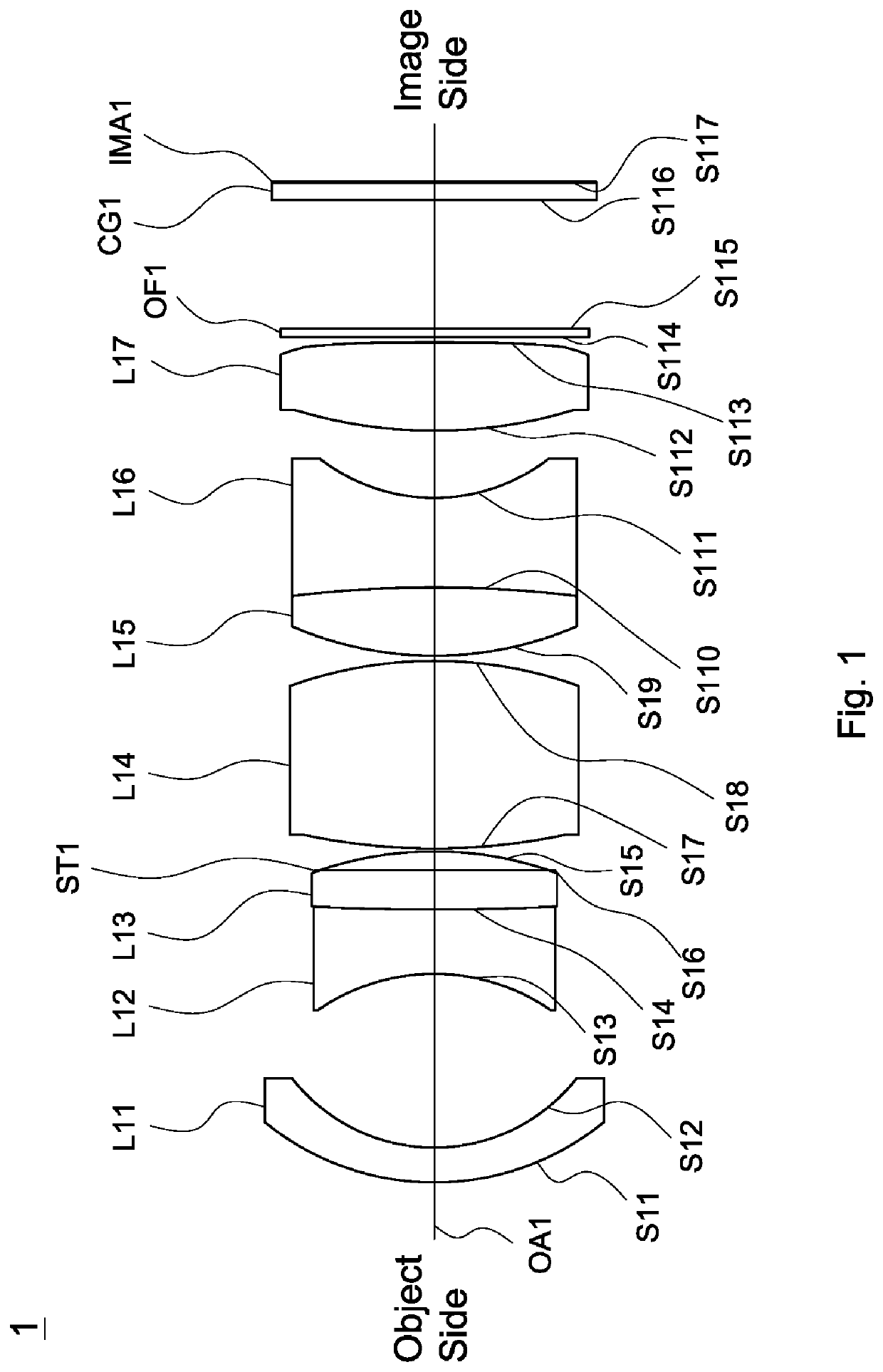 Lens assembly including seven lenses of −−+++−+ refractive powers