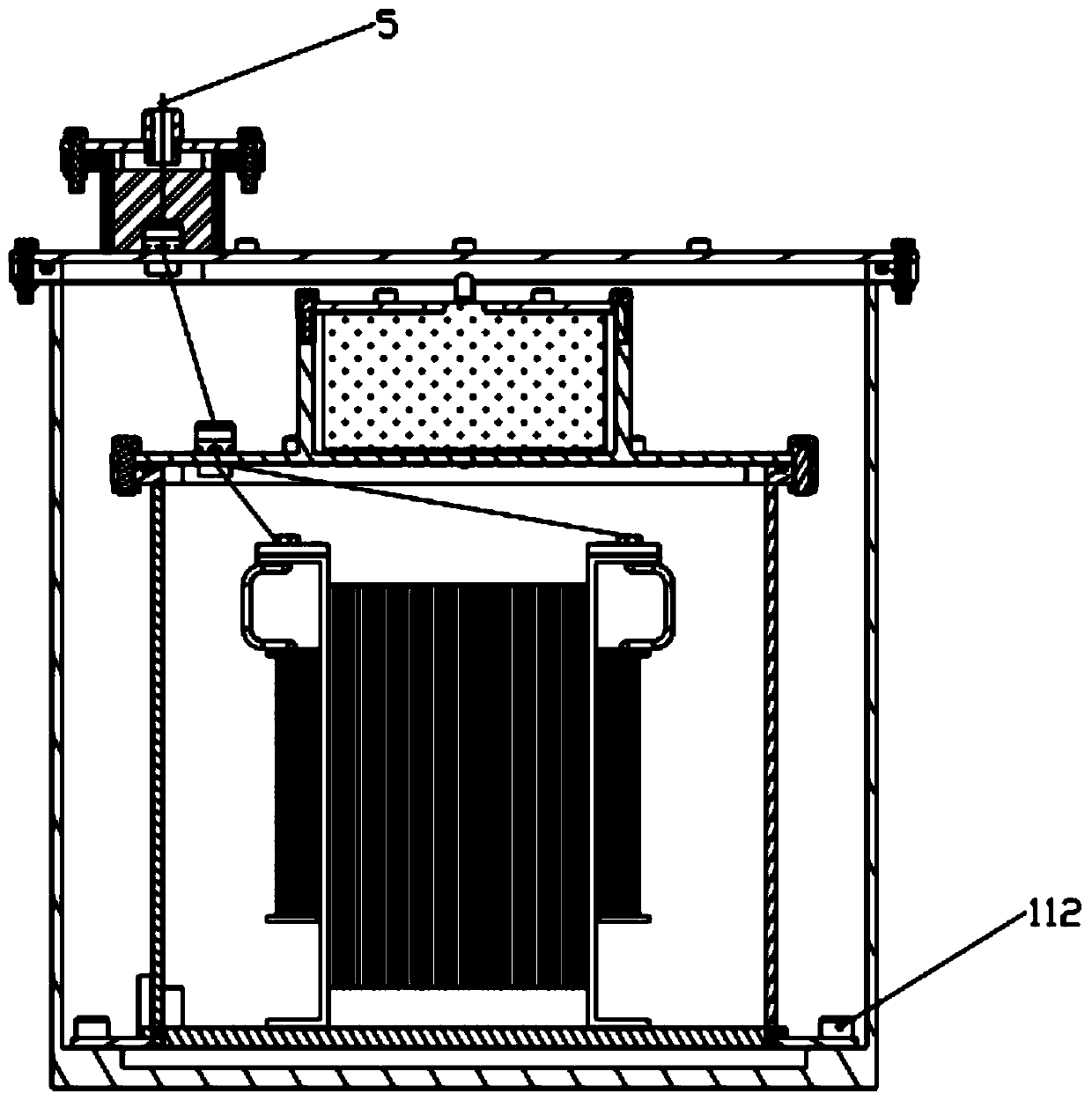 Double-level pressure compensation type underwater transformer