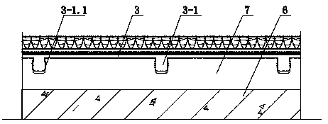 Adhesive-free carpet tile installation construction method and device used and carpet tile structure