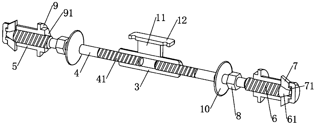 Connecting part reinforcing device in bridge maintenance