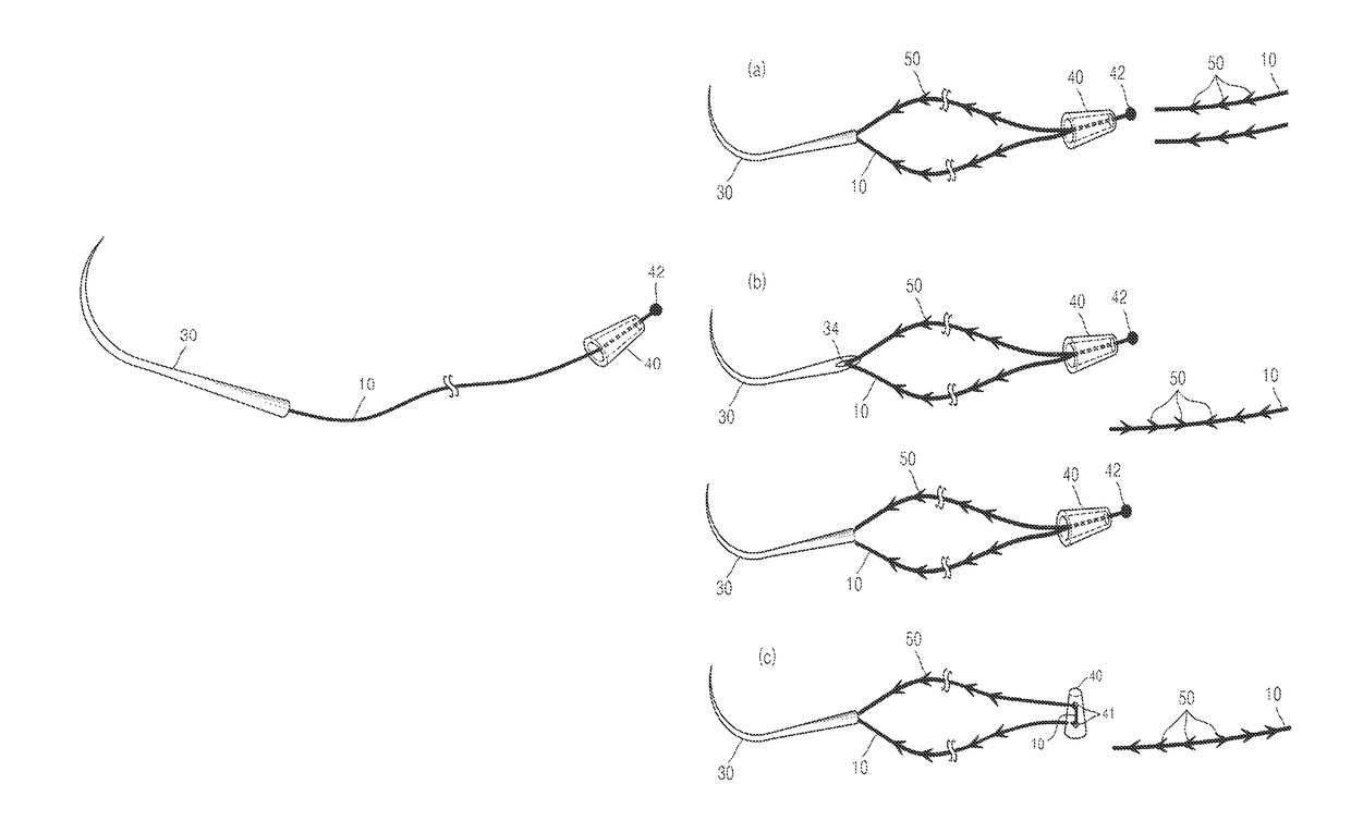 Suture thread