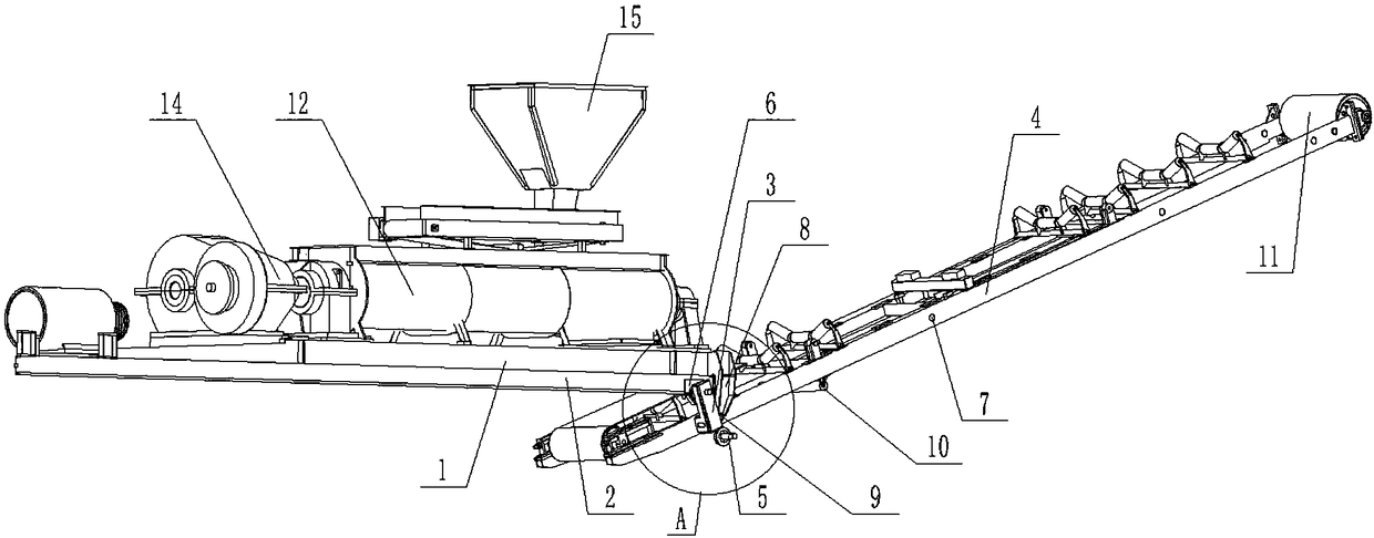 Soil remediation equipment with efficient mixing system
