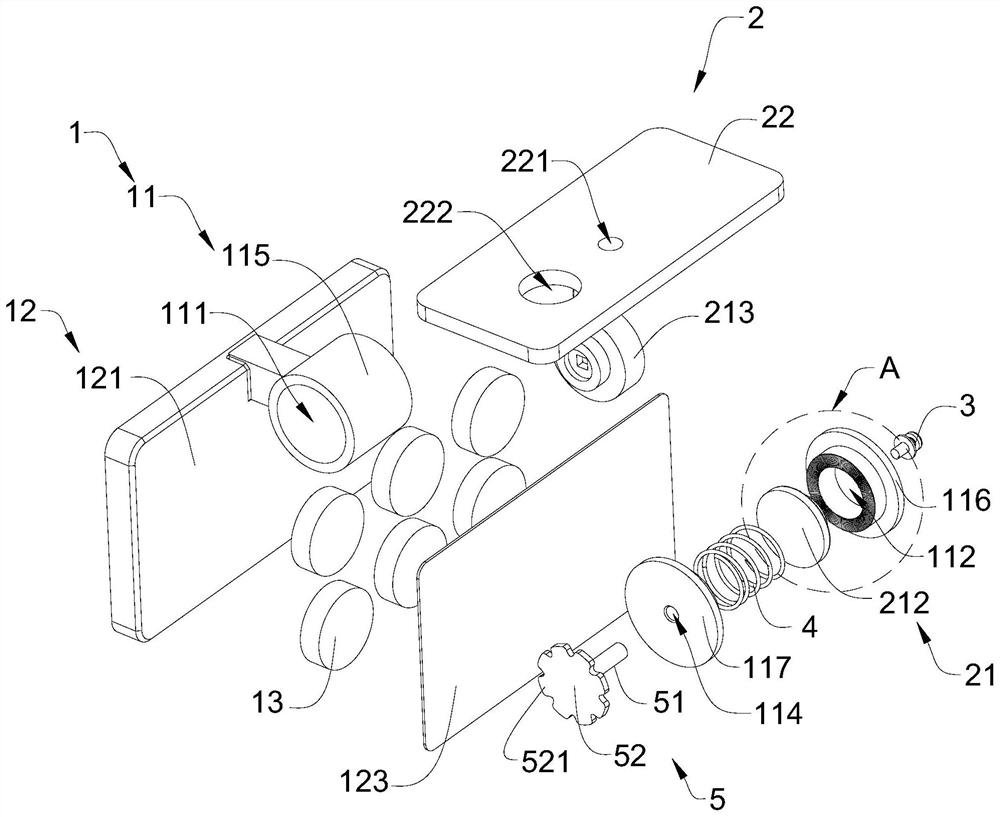 Support and camera assembly