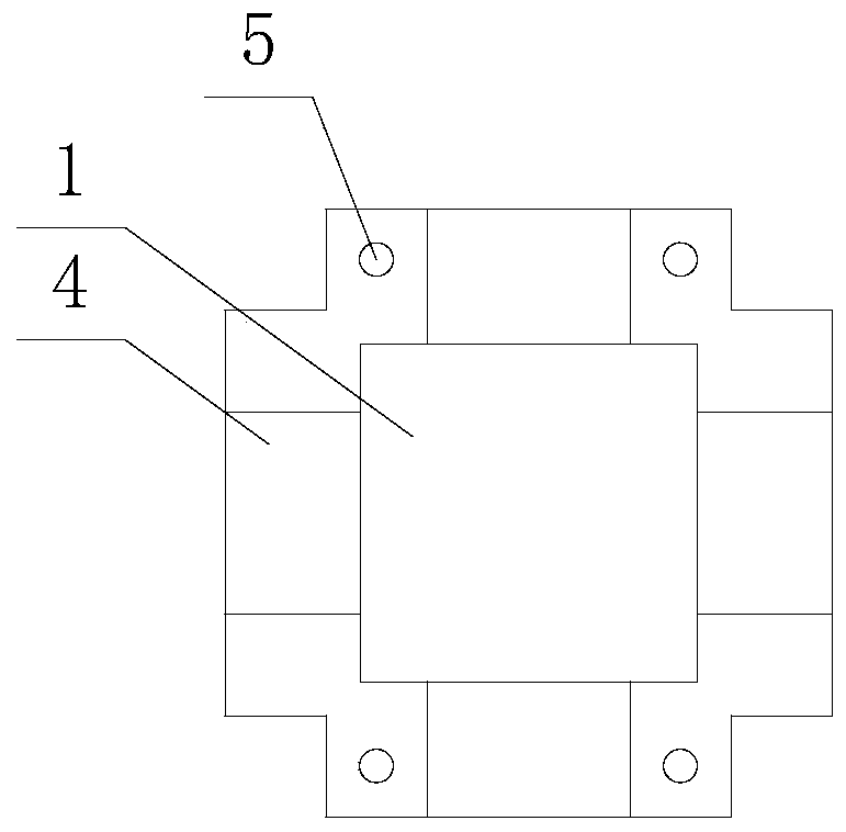 Foundation of power distribution equipment building of prefabricated transformer substation and construction method