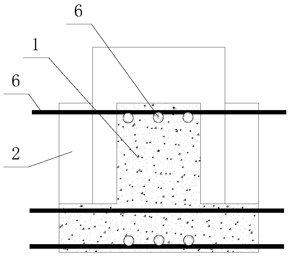 Foundation of power distribution equipment building of prefabricated transformer substation and construction method