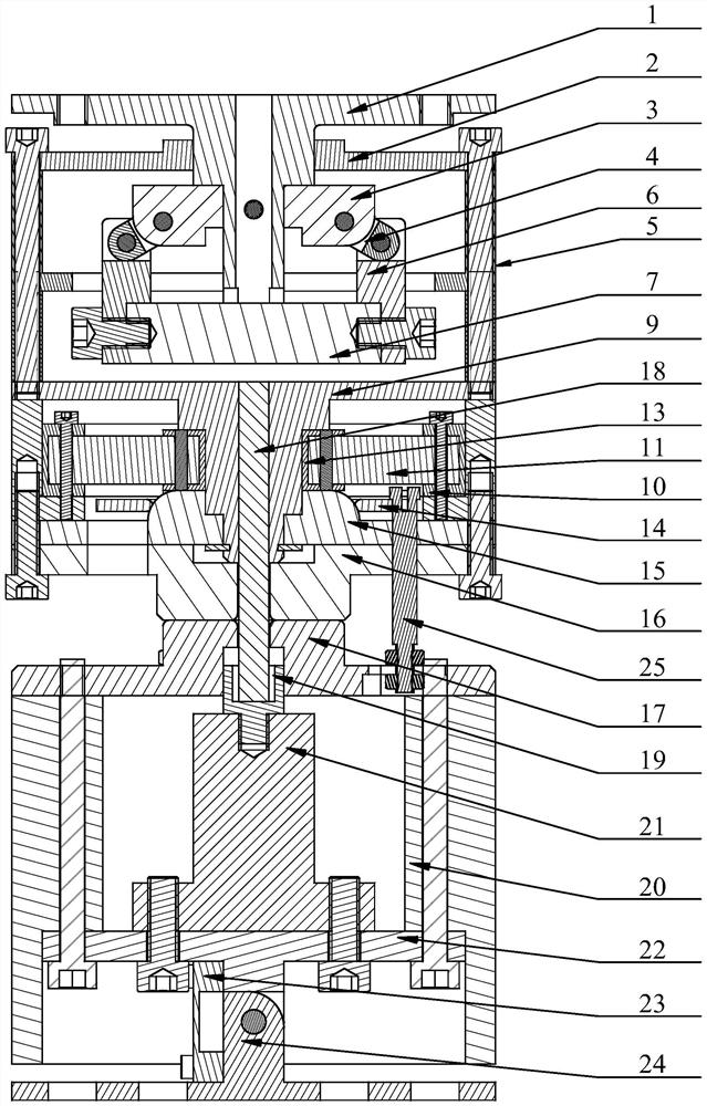 Flexible pull rod type series inter-dimensional decoupling wireless passive sensor