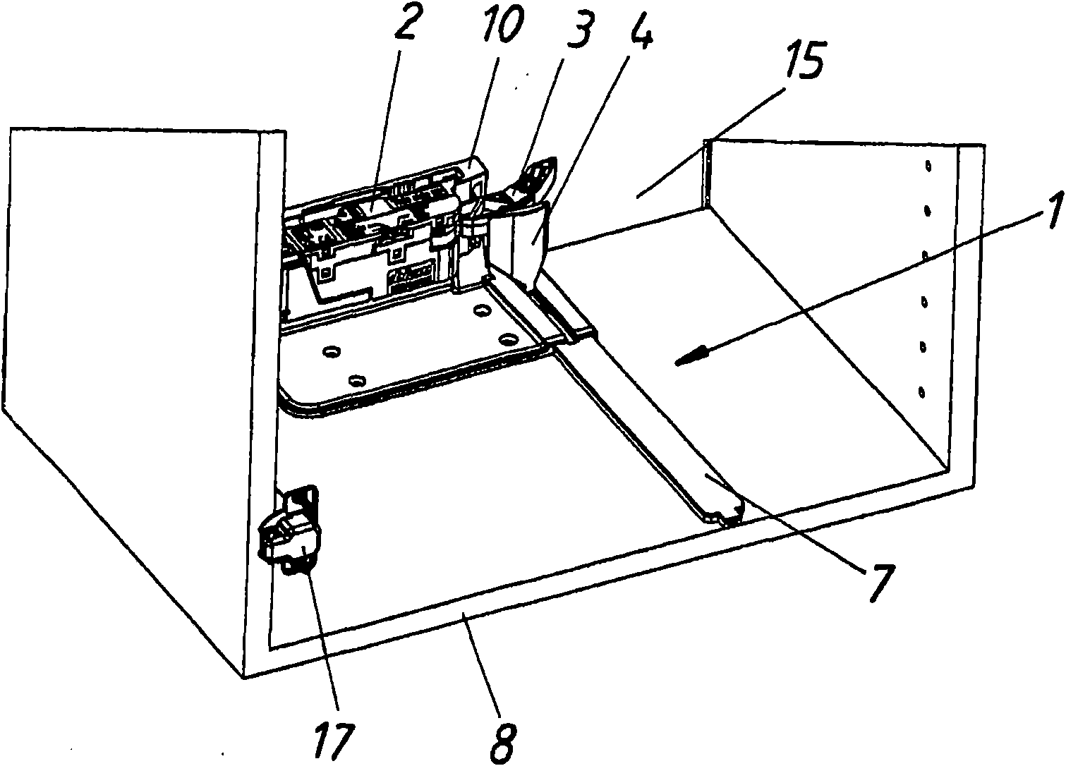 Ejector of a movable furniture part