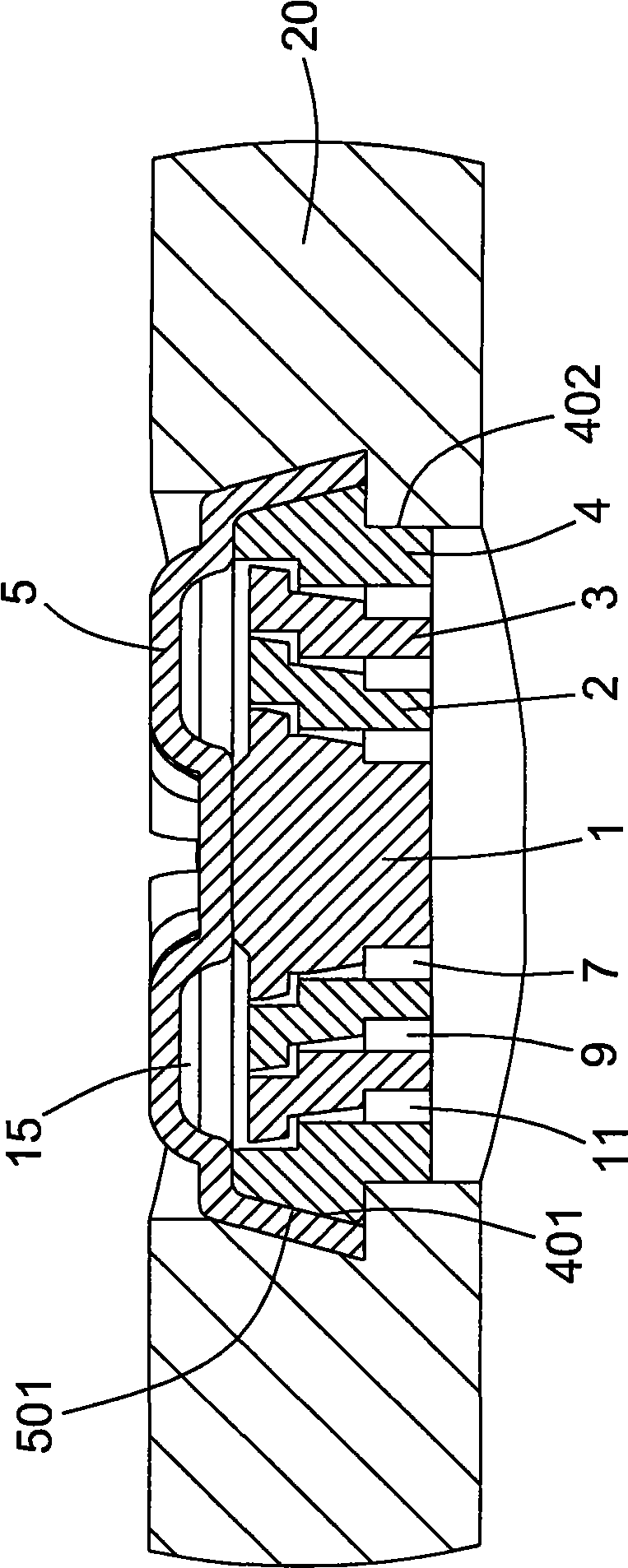 Double-filtering layer meander circular seam self-cleaning sieve tube