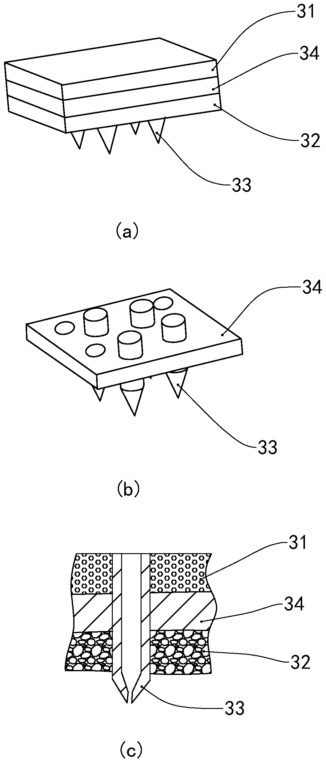 3D printing skin and preparation method thereof