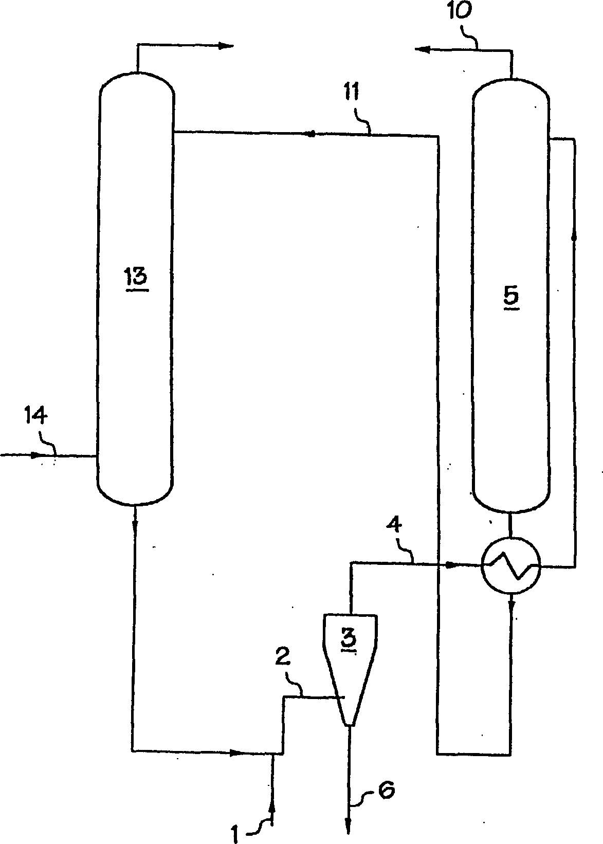 A method of removing polymer from and acid gas treating system