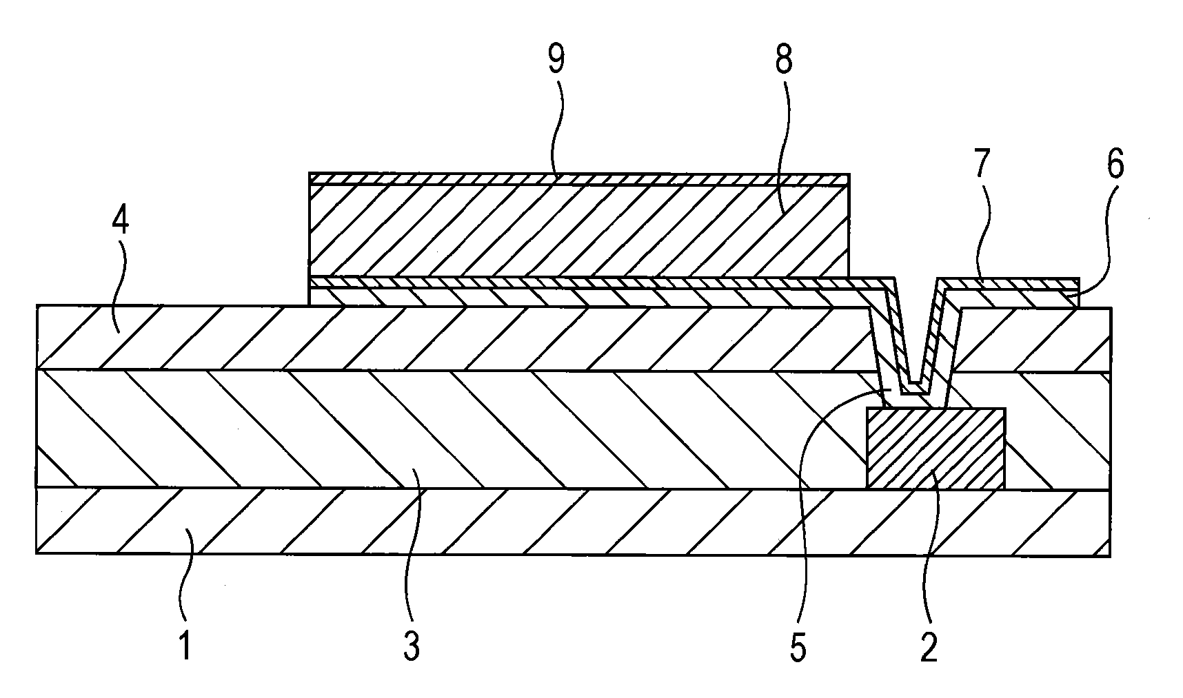 Reflective anode electrode for organic el display