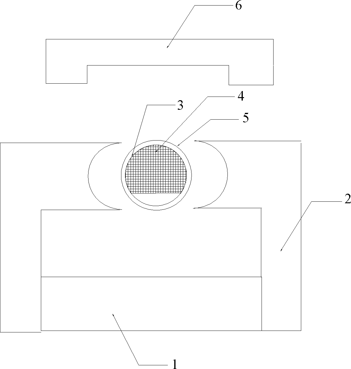 Magnetic well device for purifying high-temperature liquid metal