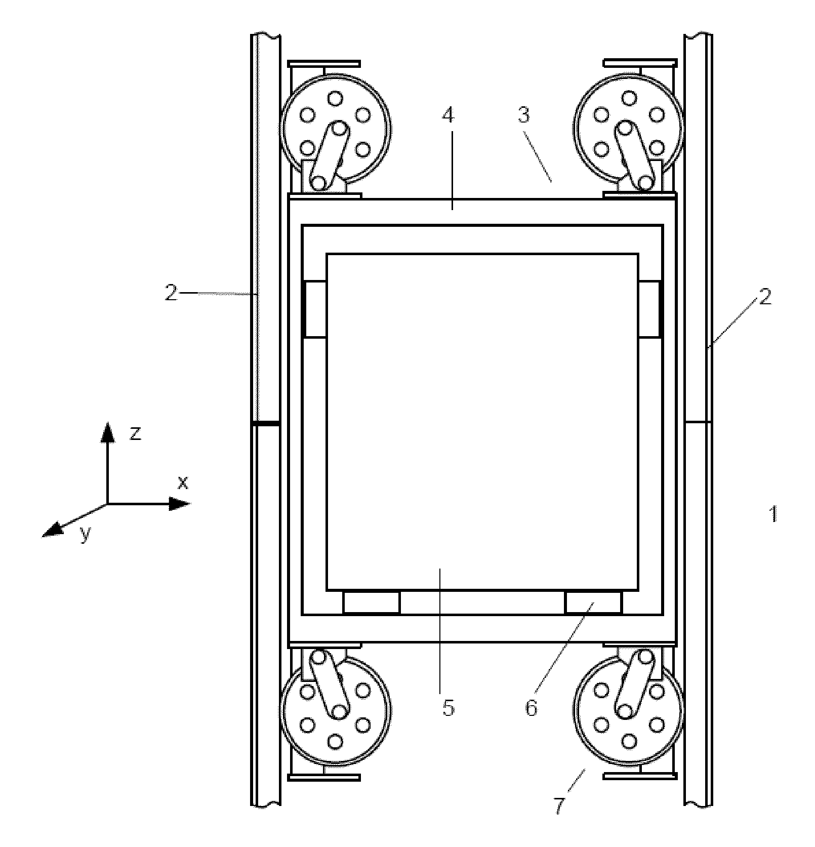 System and method for reducing lateral vibration in elevator systems