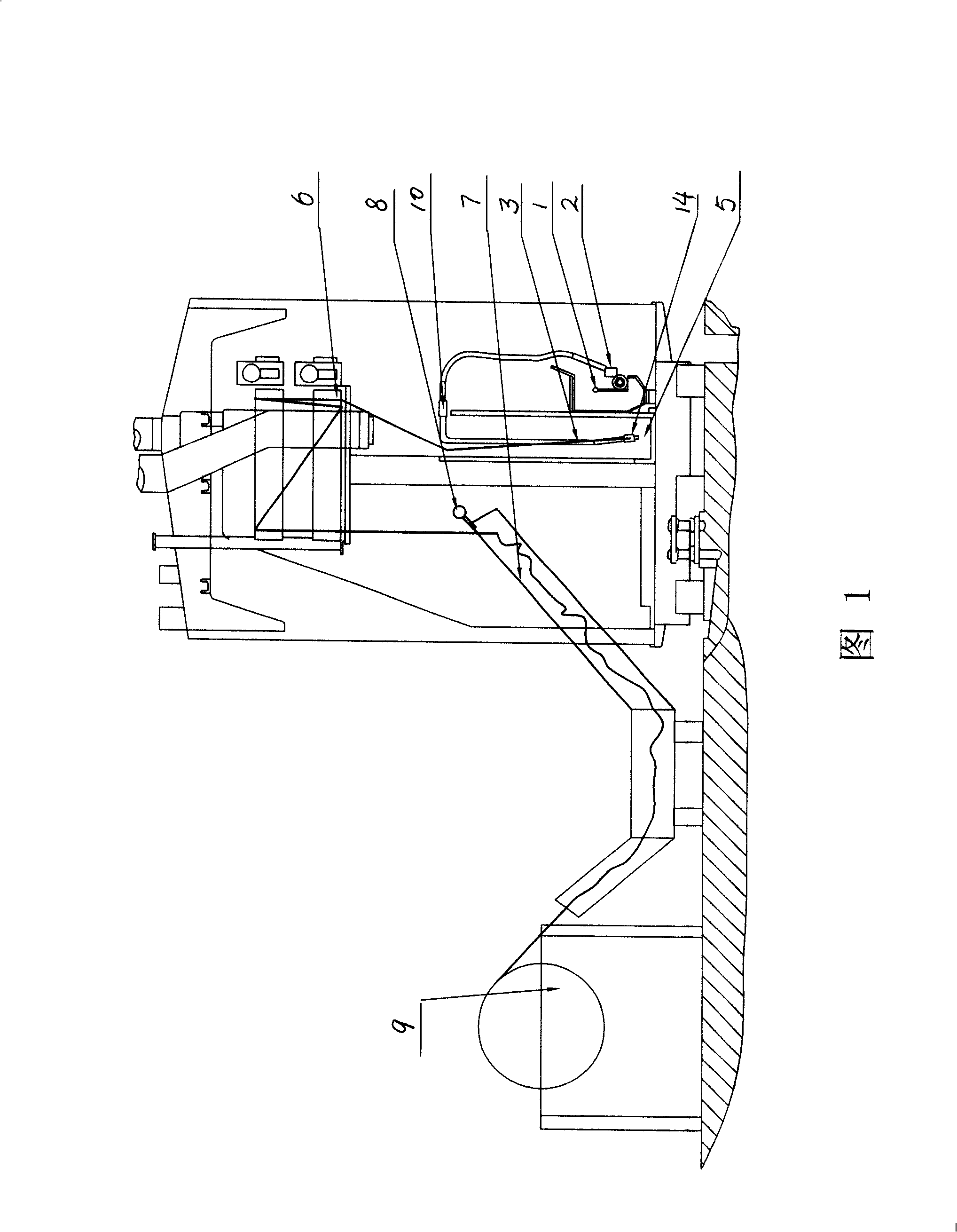 Special-shaped flattened rayon spinning machine