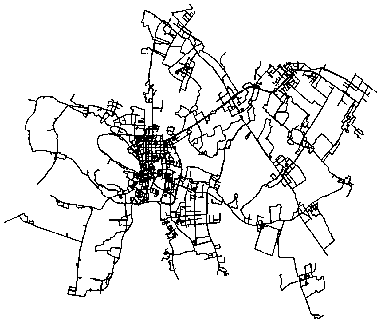 Optimum layout method aiming at pressure monitoring points of water supply pipe network