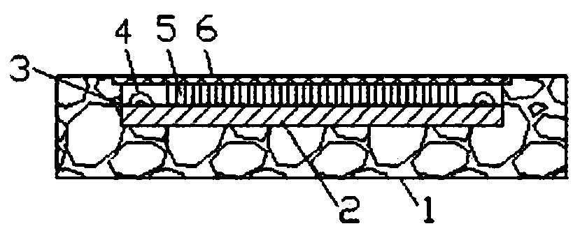 Diffuse reflection landscape lighting and indication module and system for pavement based on solar energy and LED array