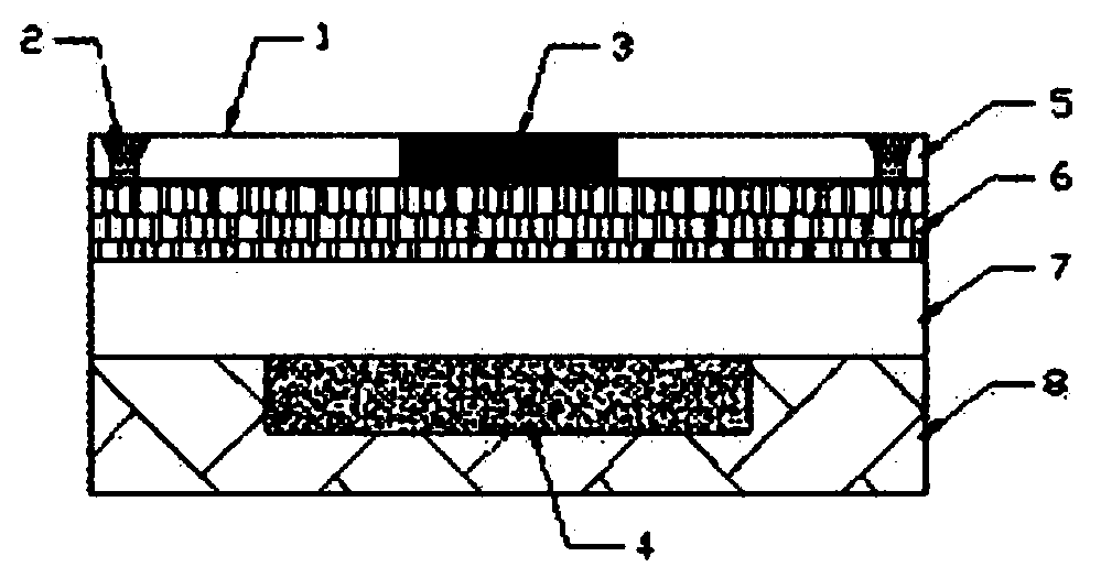 Diffuse reflection landscape lighting and indication module and system for pavement based on solar energy and LED array