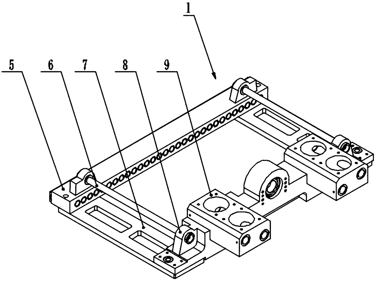 Capsule demolding intelligent synchronous movement mechanism