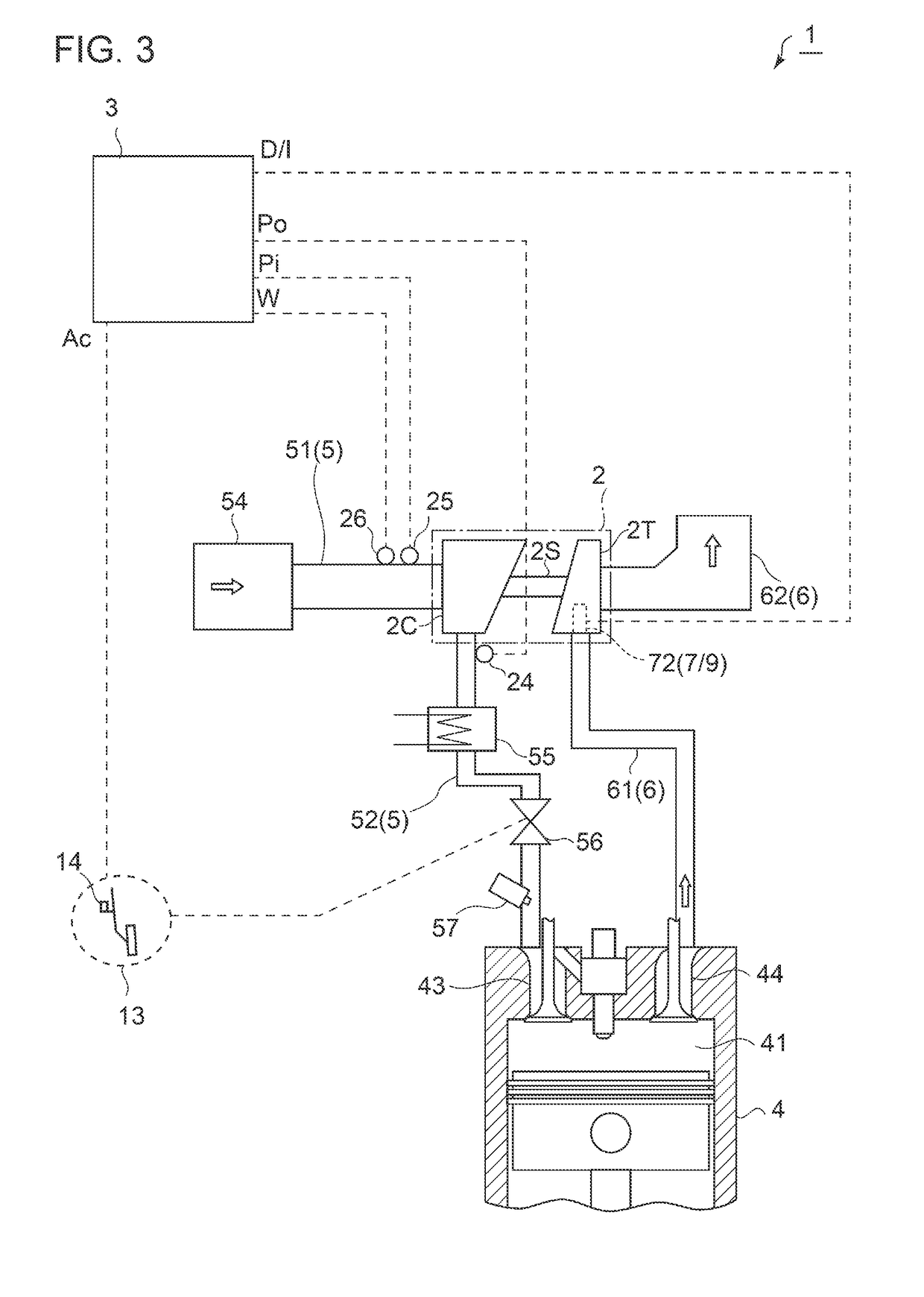 Surge avoidance control method and surge avoidance control device for exhaust turbine turbocharger