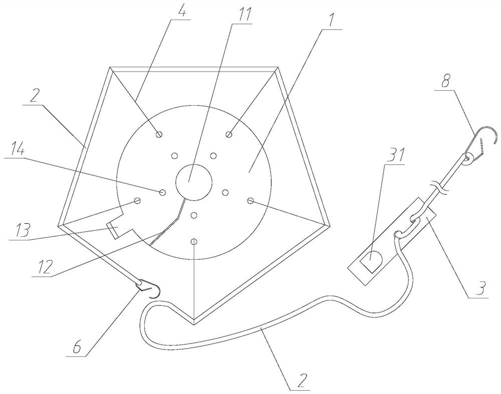 Fishing assistive device and fishing tool comprising same