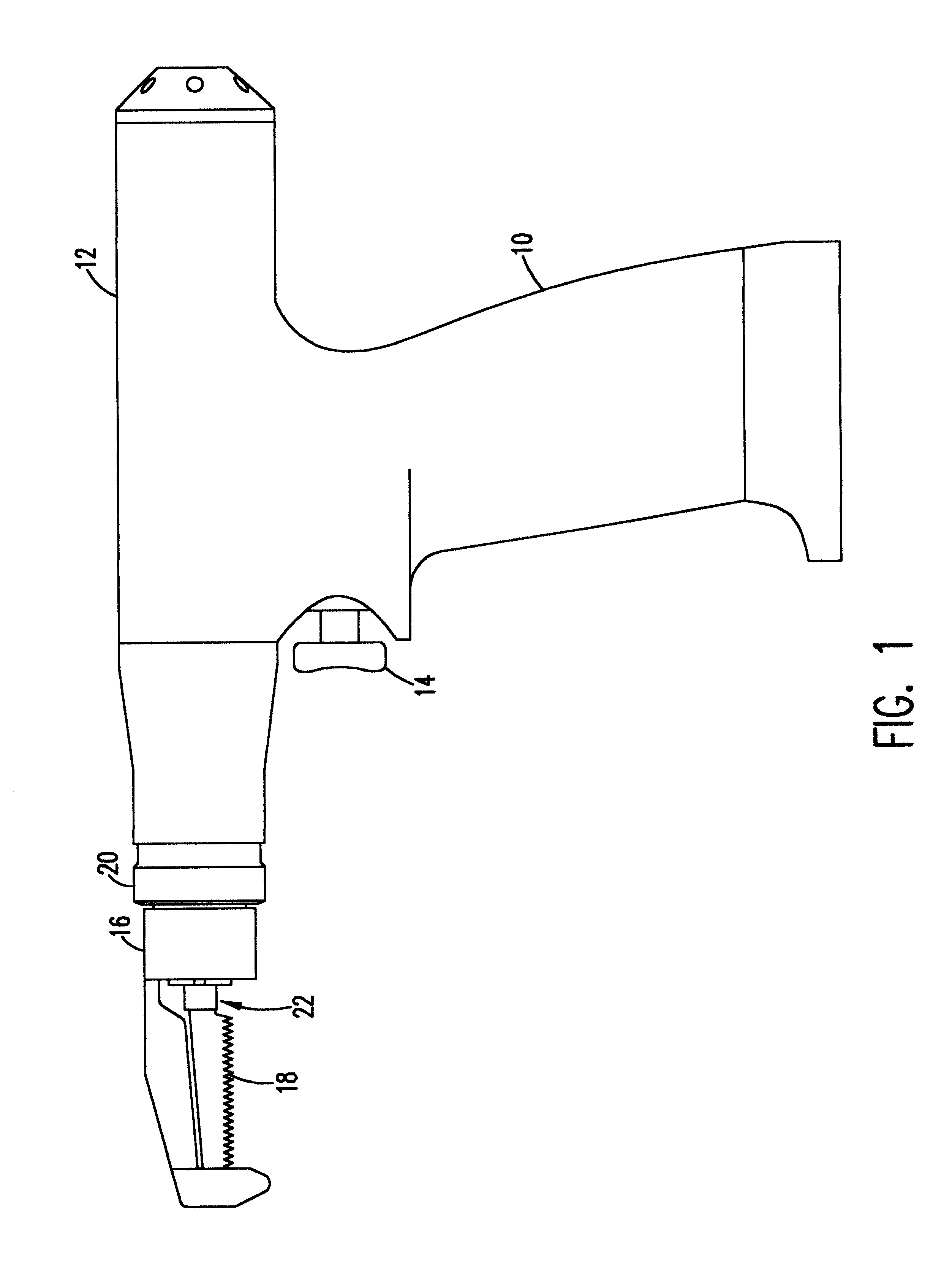 Connector assembly for a surgical saw blade