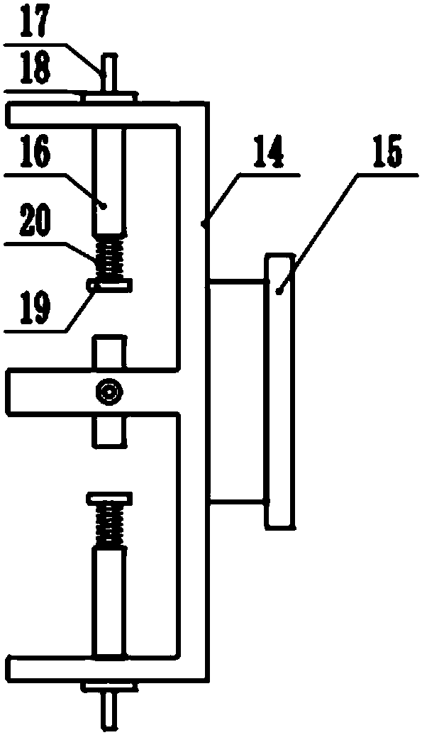 Machining device for water-discharging electric-type crank-type metal pipe fitting pipe joint