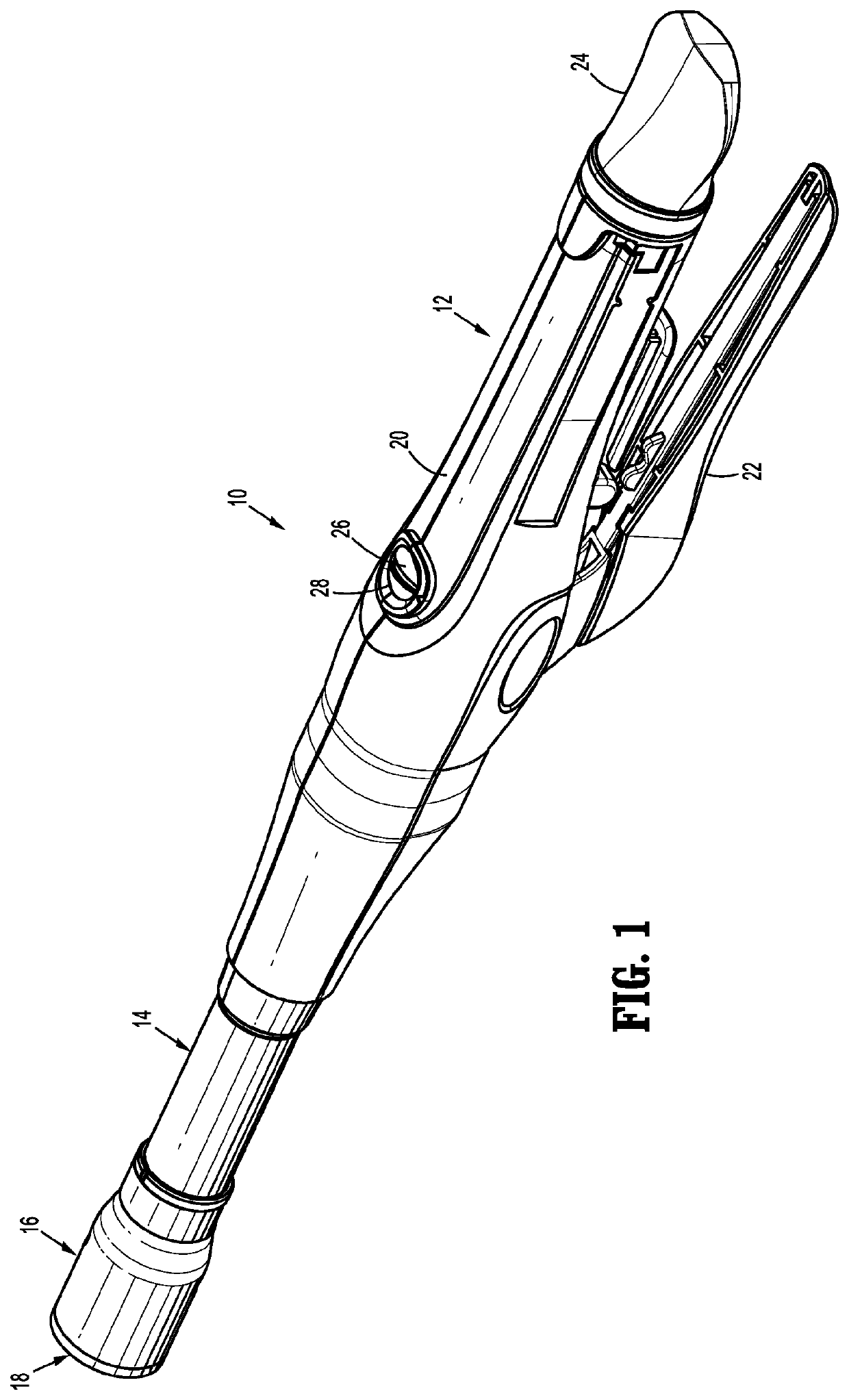 Surgical stapling device with firing indicator