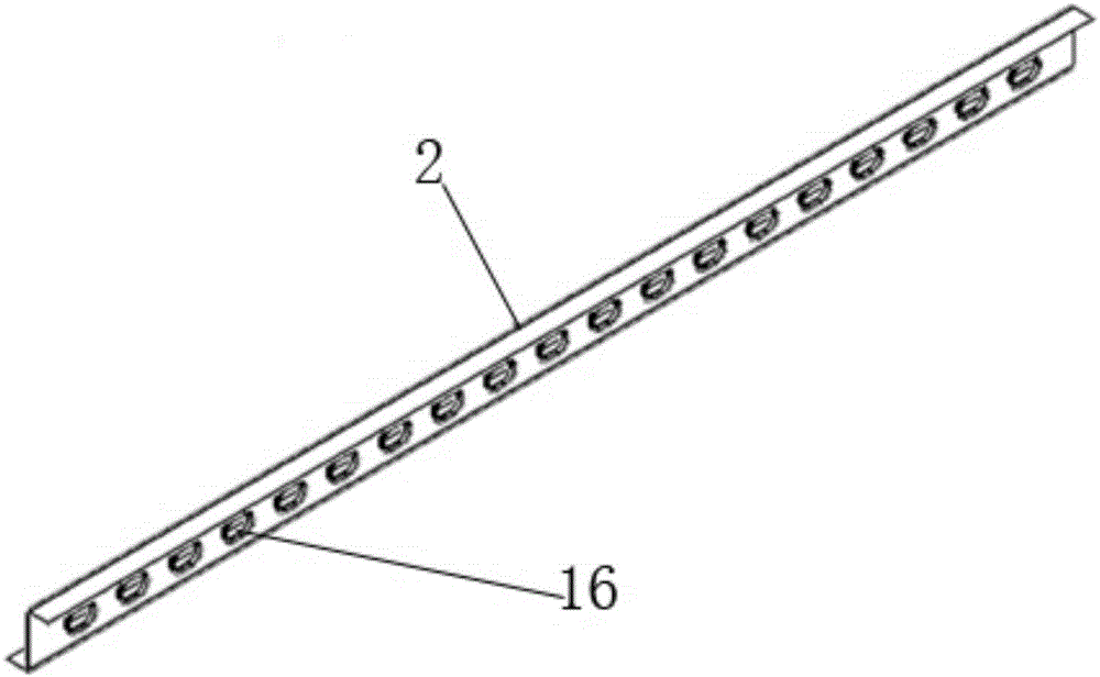 Bidirectional truss combined board made from composite material and manufacturing method therefor