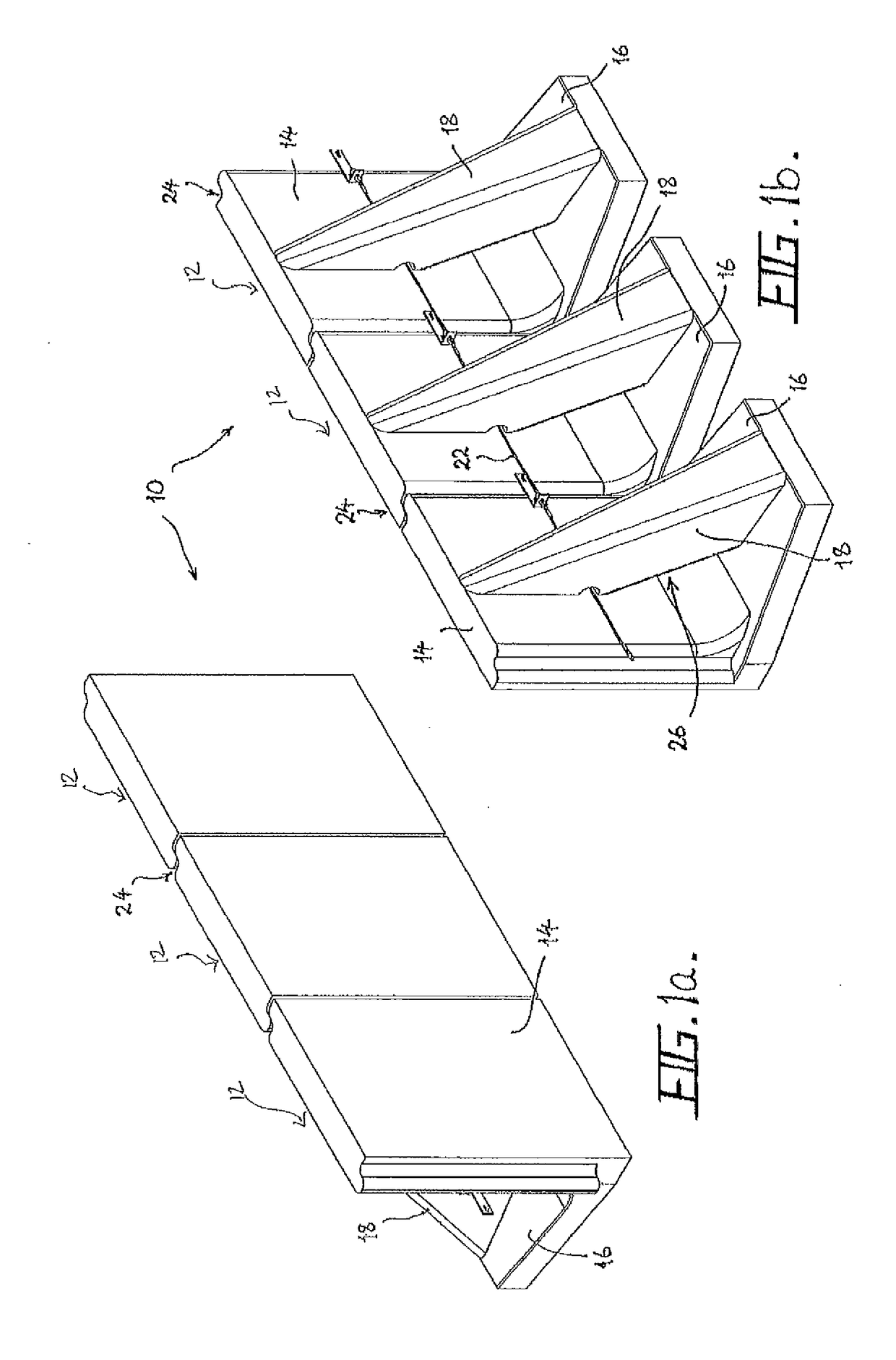 Edge protection safety bund system