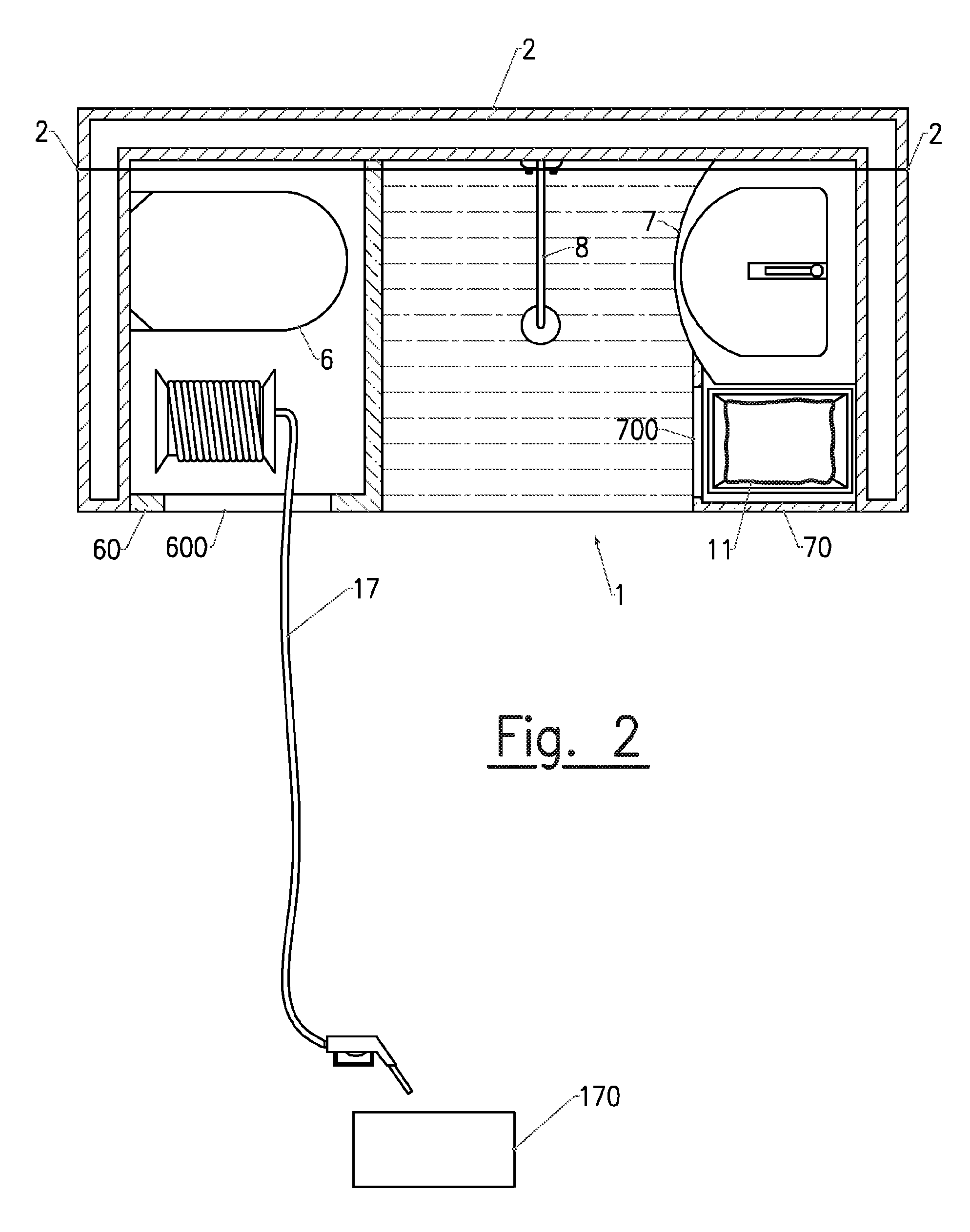 Self-contained bathroom