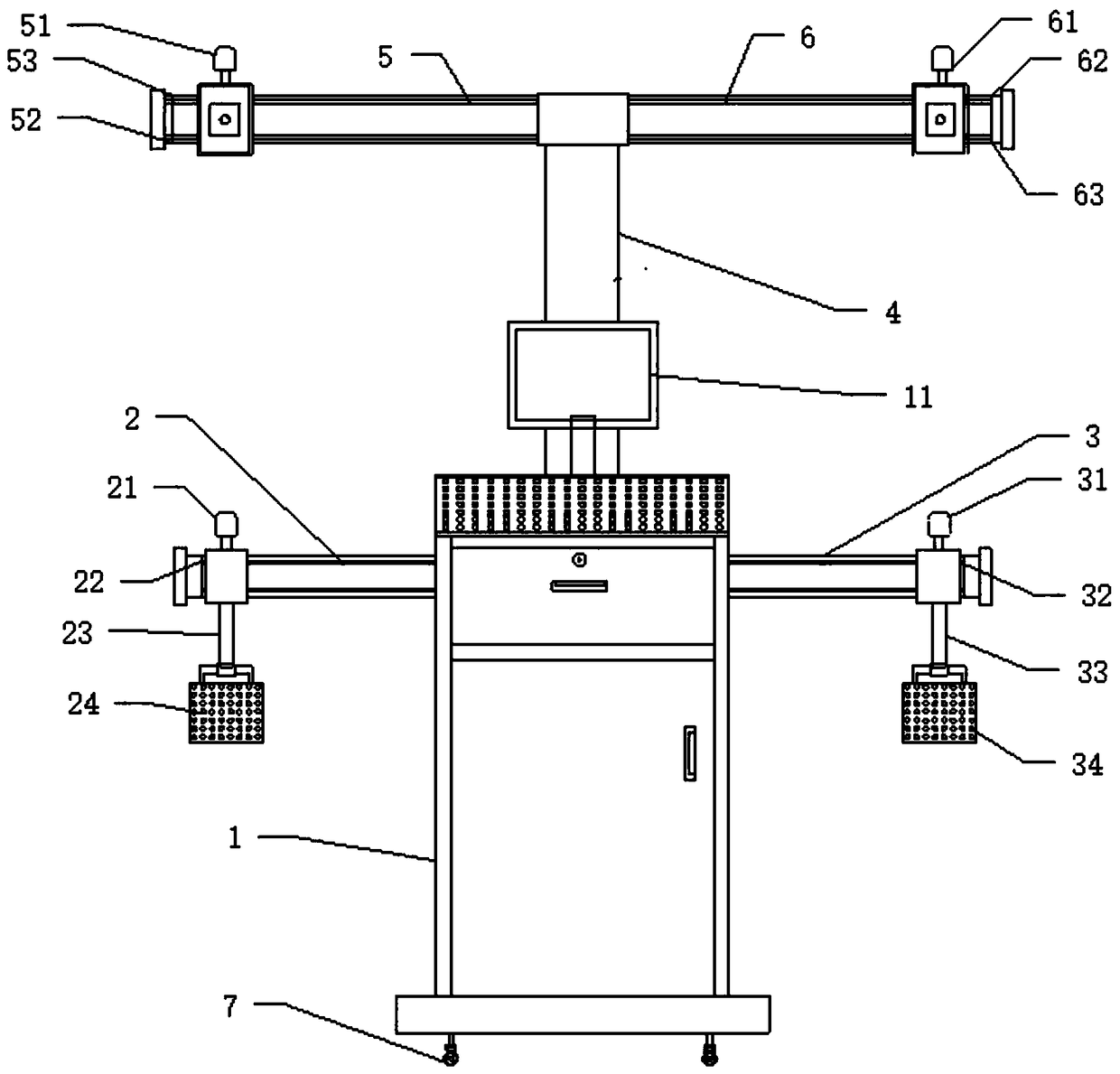 A road bed detection device