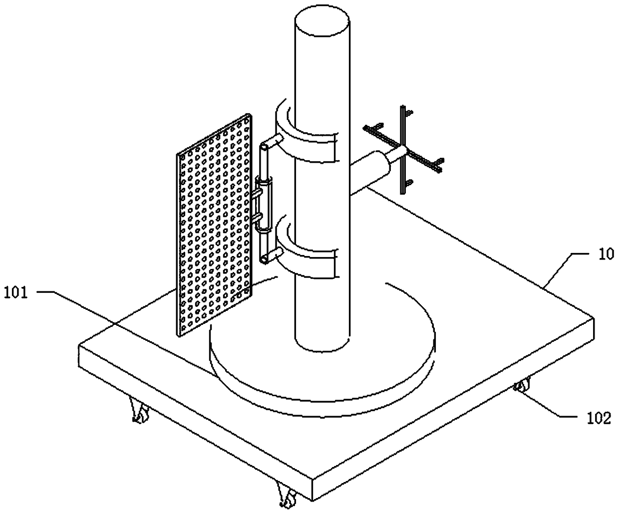 A road bed detection device