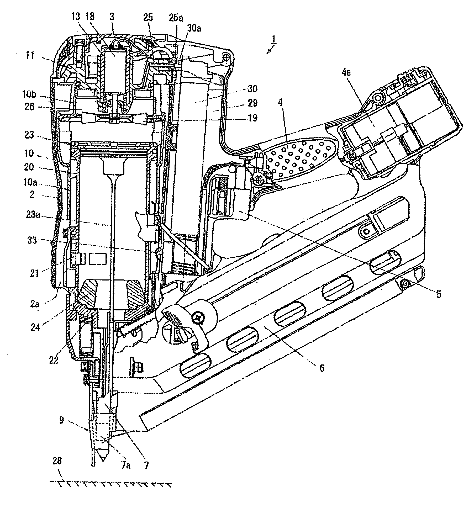 Combustion-type power tool