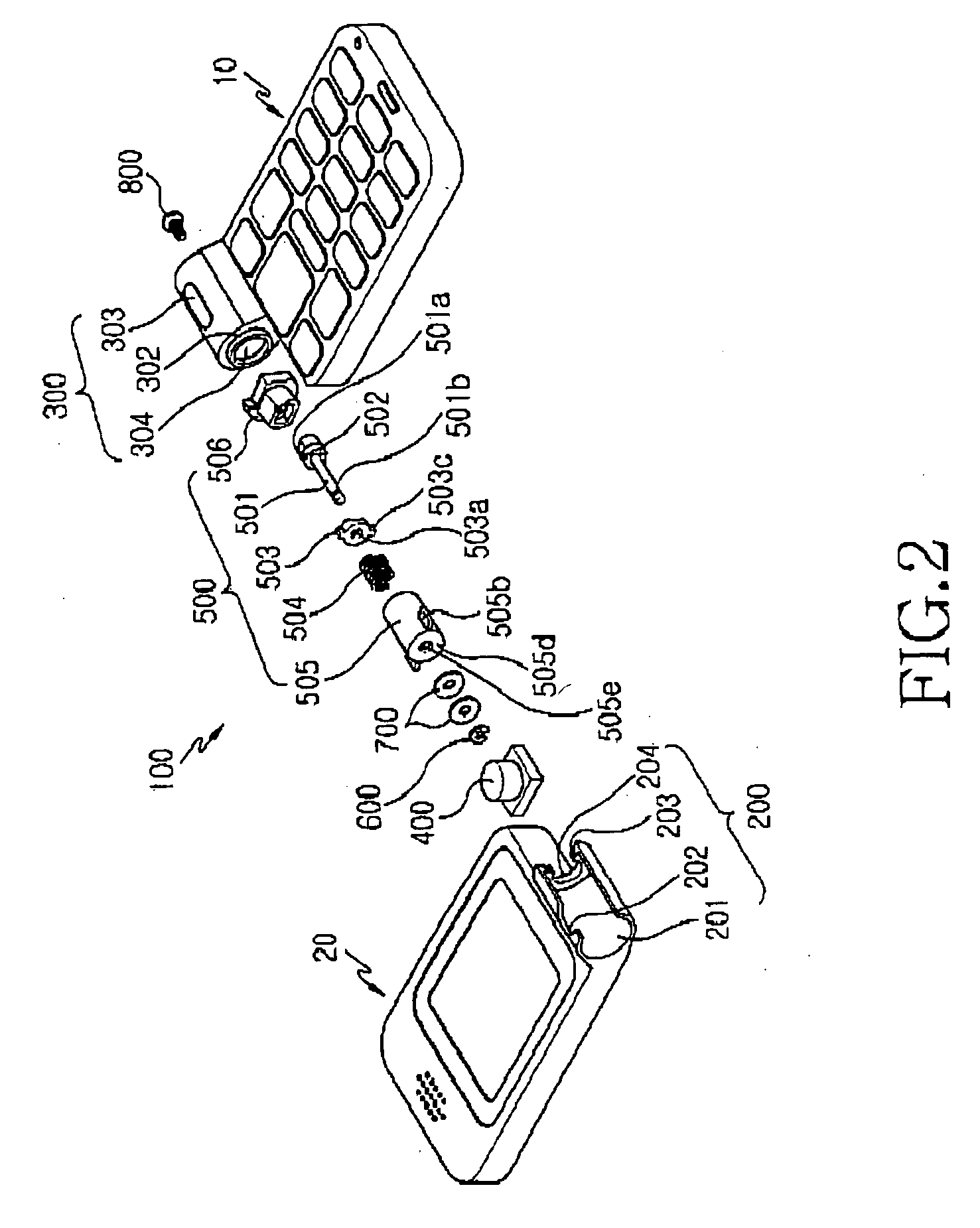 Hinge apparatus for mobile communication terminals