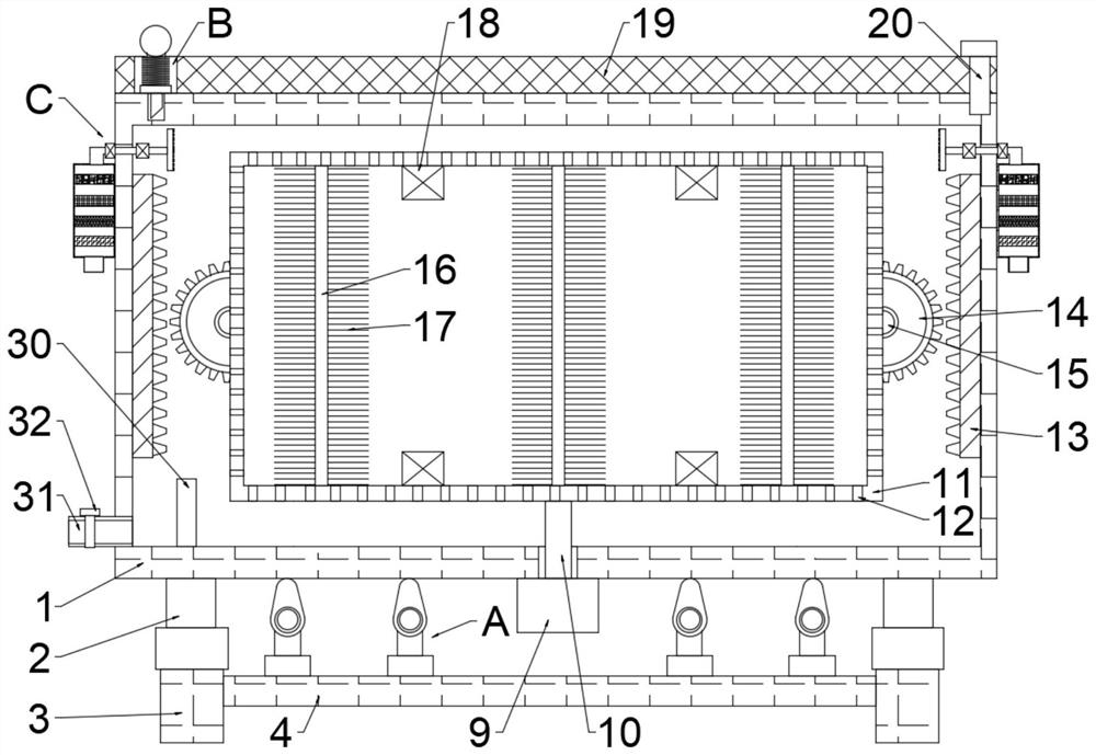 Rust removal device for mechanical production