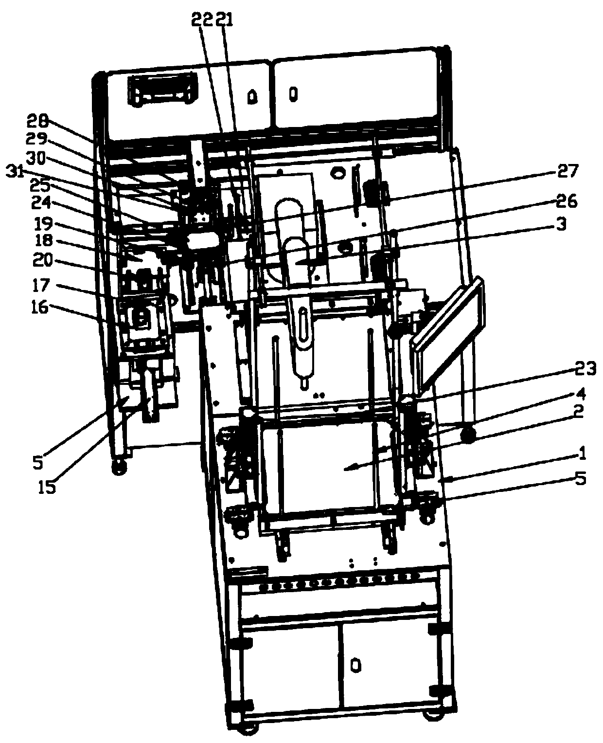 A touchpad lamination device