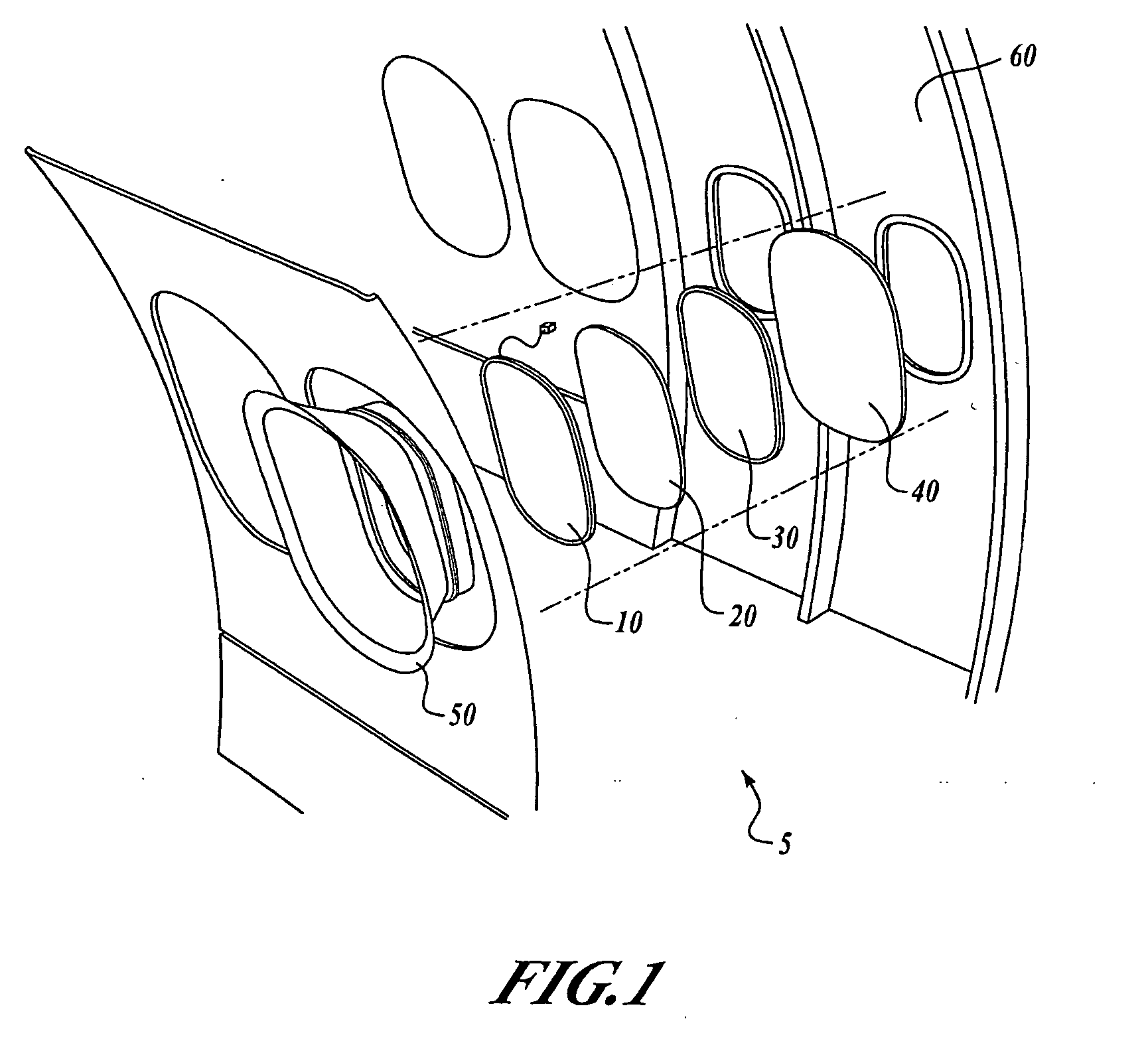 Dimming control system for an array of electrochromic devices
