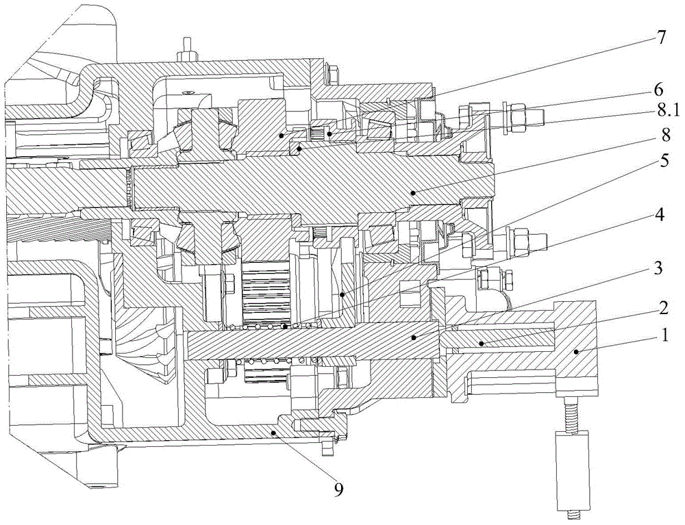 Electronically controlled differential lock control mechanism and control method