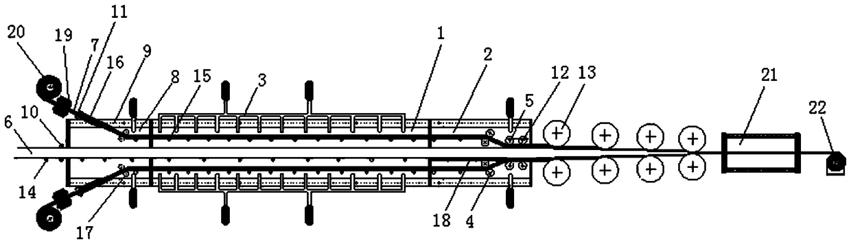 A kind of preparation method and device for metal composite board