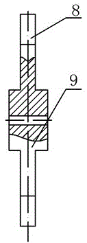 Water turbine of a small flow reel type sprinkler irrigation machine