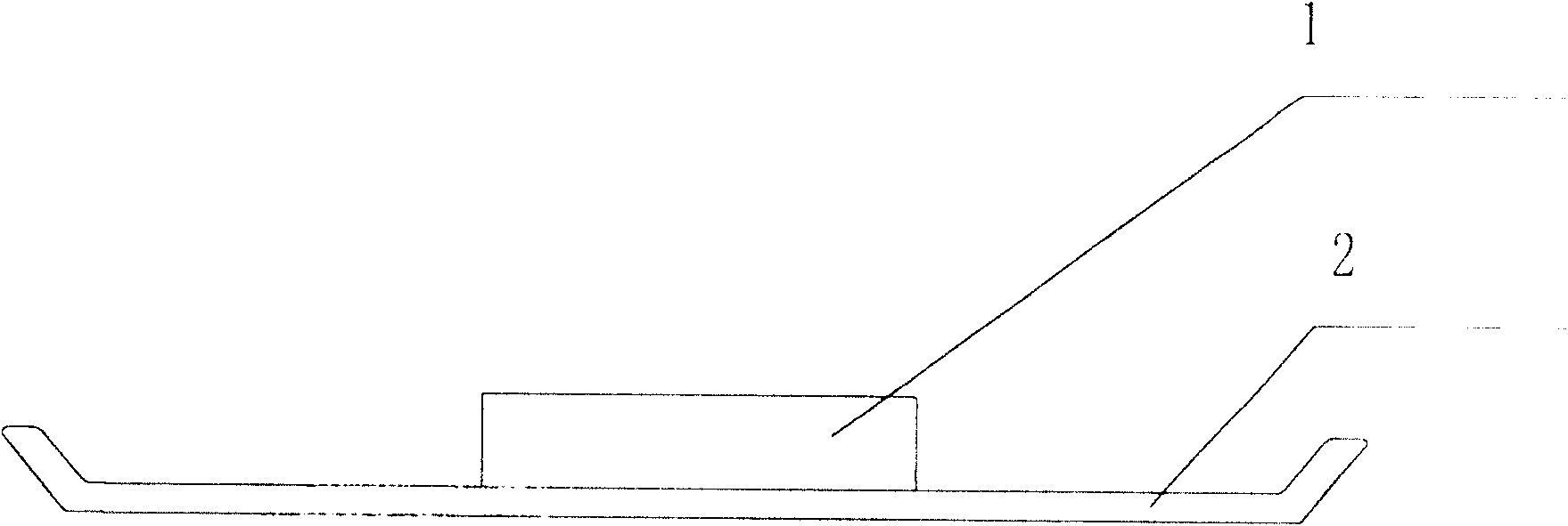 Material used for manufacturing microwavetempering machine and defrosting device therefrom