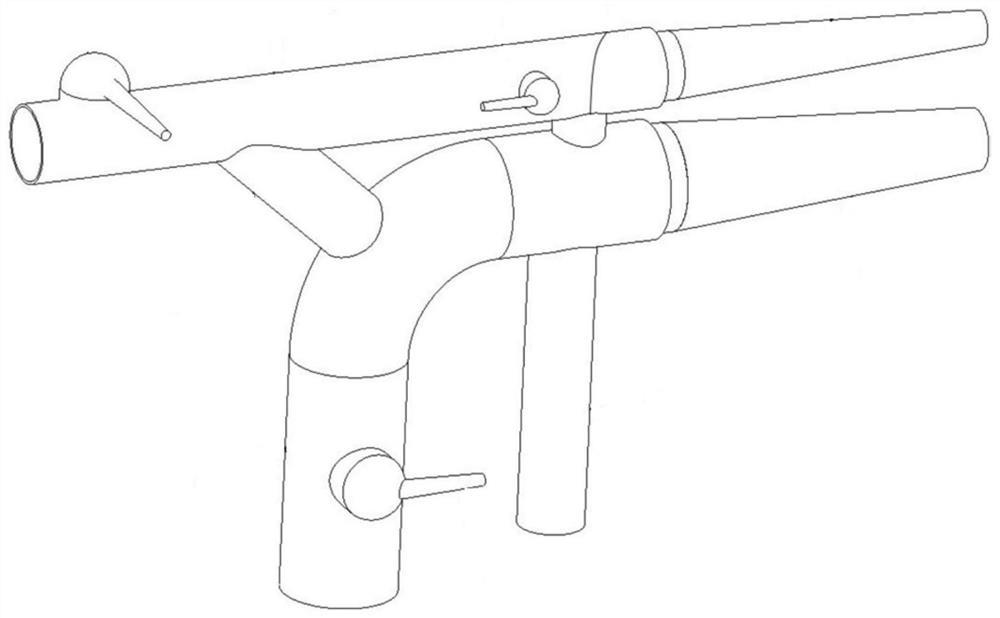 Mixed jet fire-fighting system