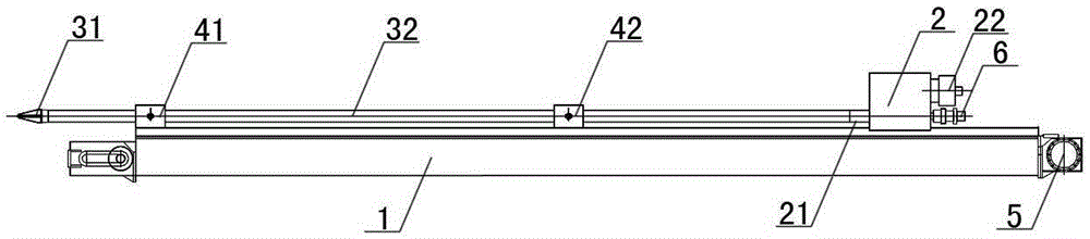 Multi-axis horizontal rotary jetting machine and its construction method