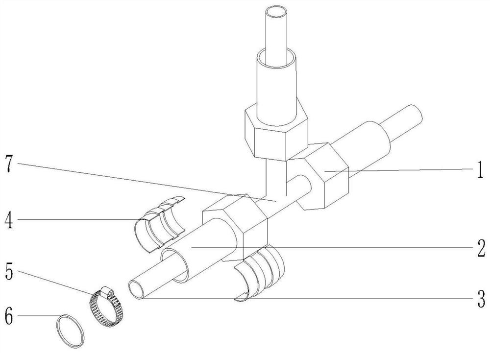 Water pipe connecting device