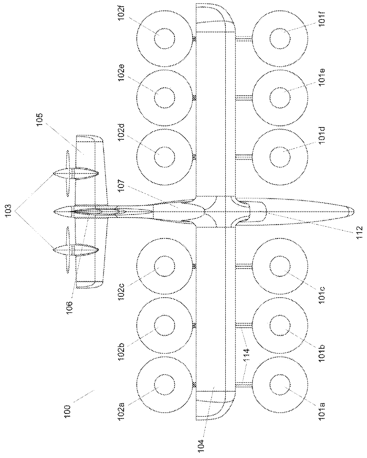 Ventilated rotor mounting boom for personal aircraft